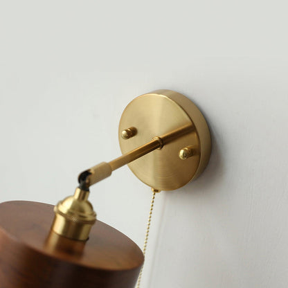 Vintage Wood Wall Sconces
