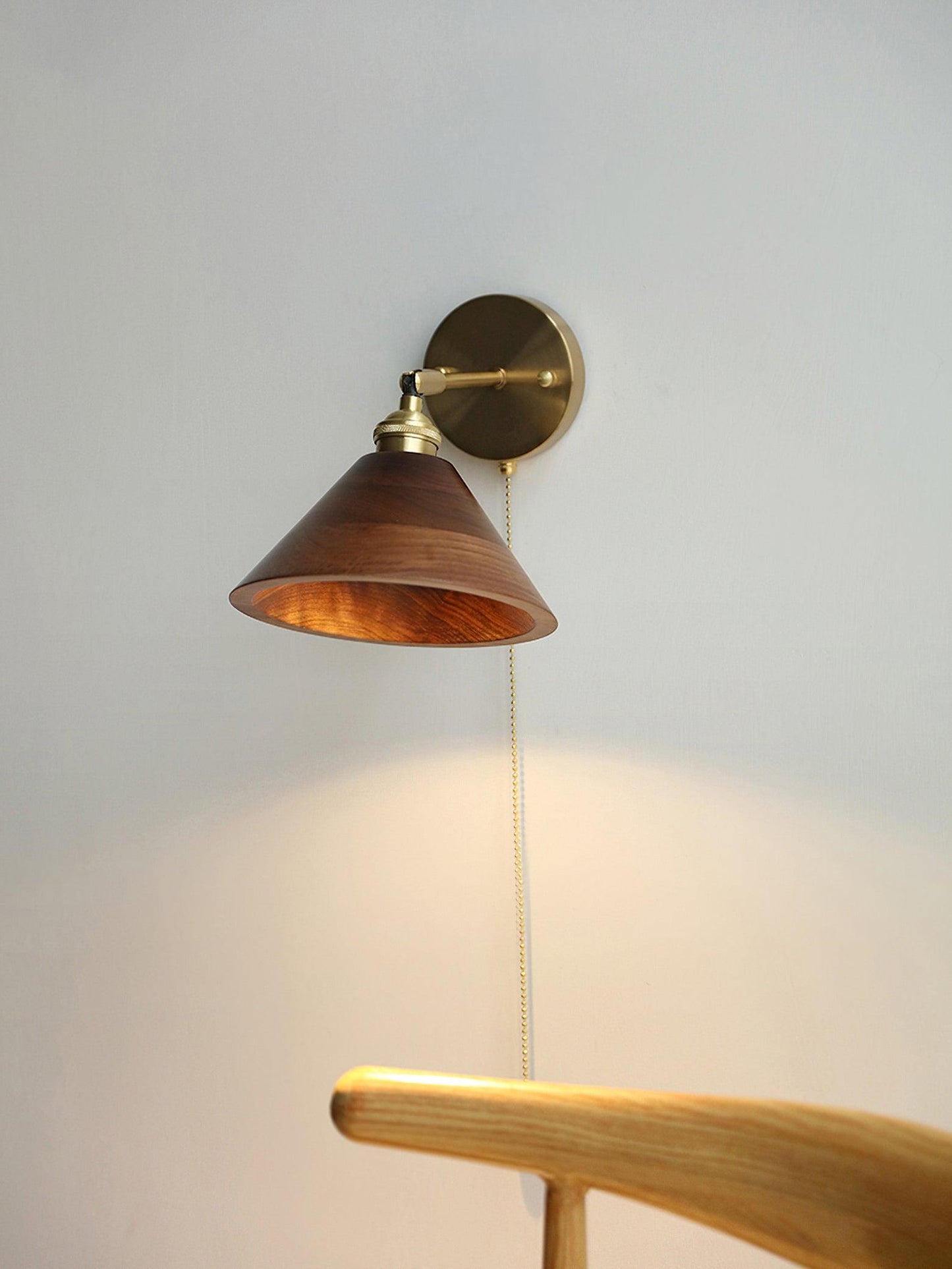 Vintage Wood Wall Sconces
