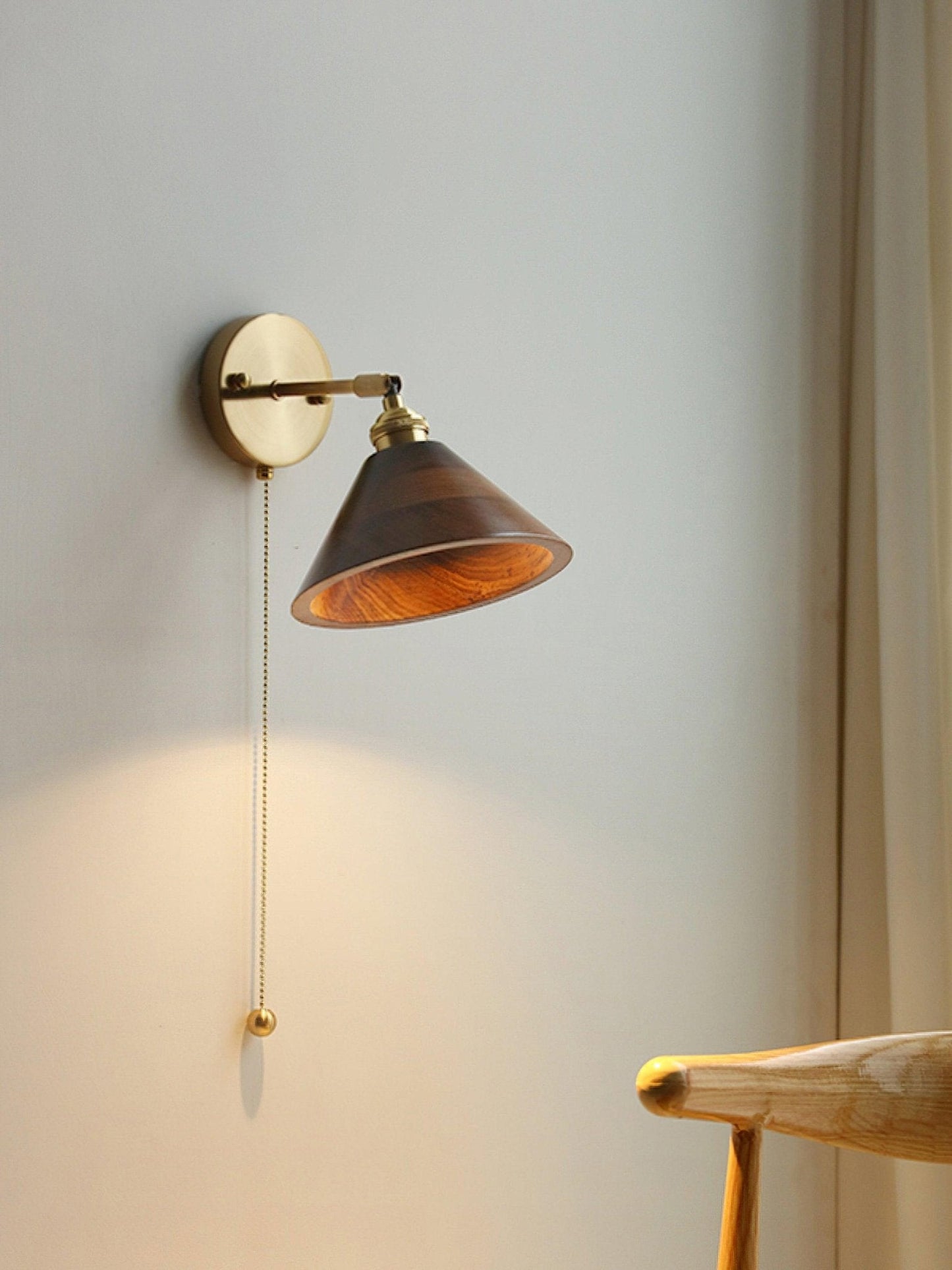 Vintage Wood Wall Sconces