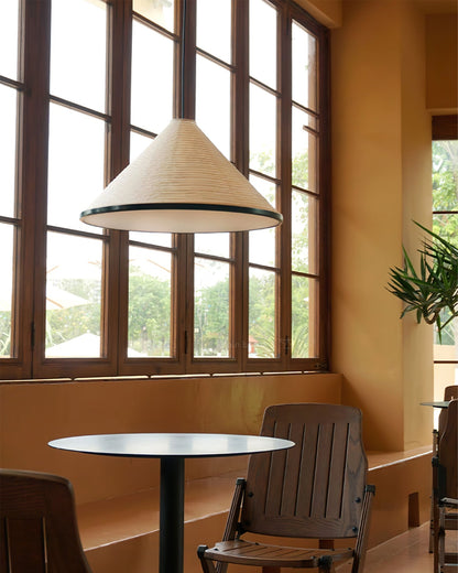 Washi Paper Pyramid Pendant Lamp