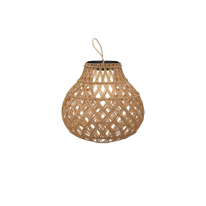 Woven Sphere Lantern Outdoor Lamp