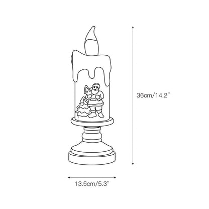 Xmas Candles Table Lamp (built-in battery)
