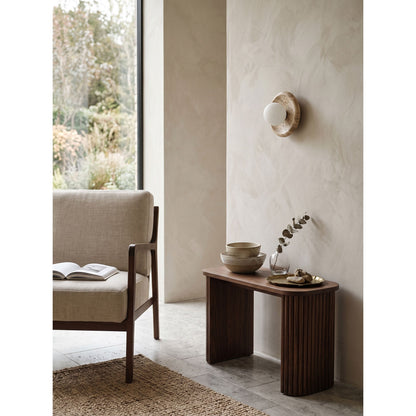 Apricity Travertine Wall Lamp