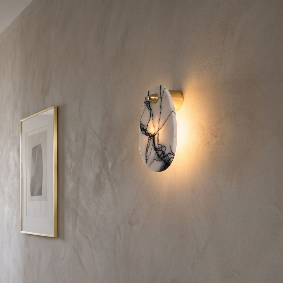 Aurora Marble Wall Lamp