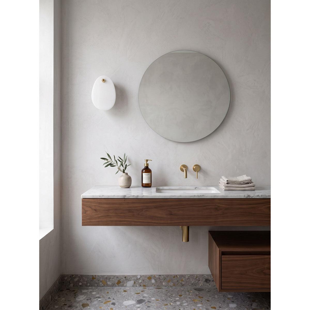 Aurora Marble Wall Lamp