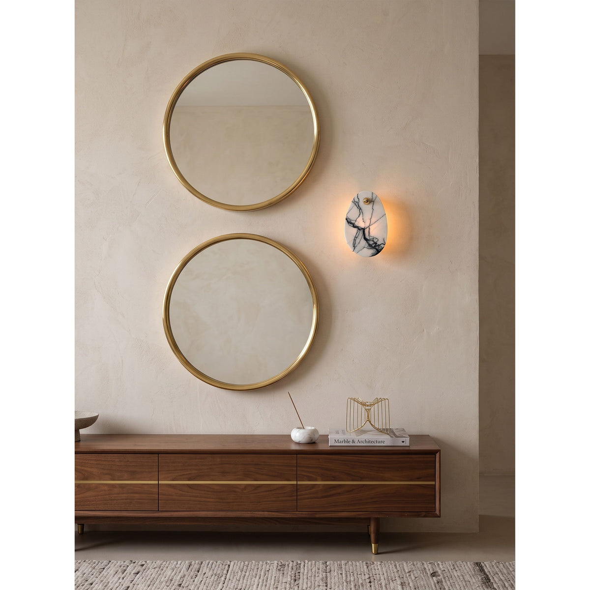 Aurora Marble Wall Lamp