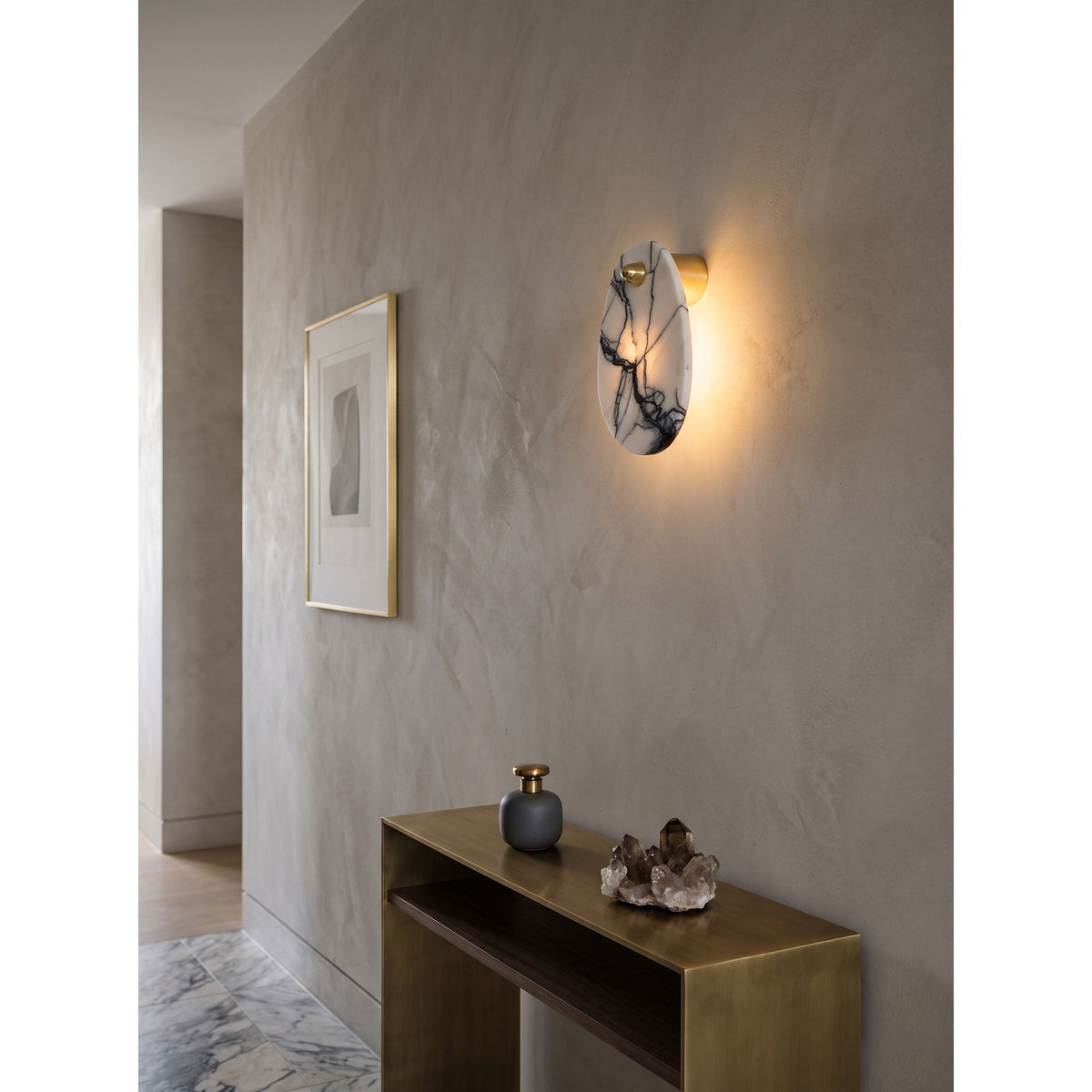Aurora Marble Wall Lamp
