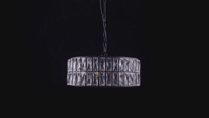 Bacci Crystal Drum Chandelier