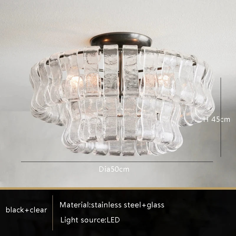 Riviera Flush Mount Chandelier