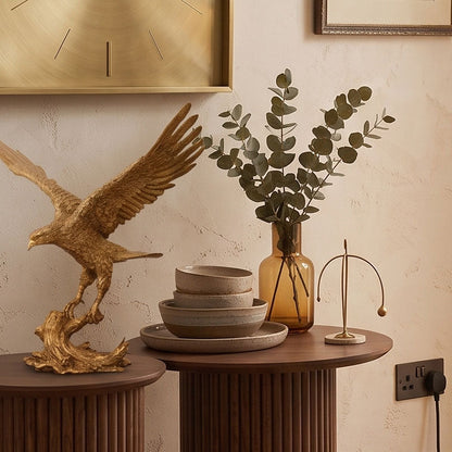Brass Eagle Sculpture