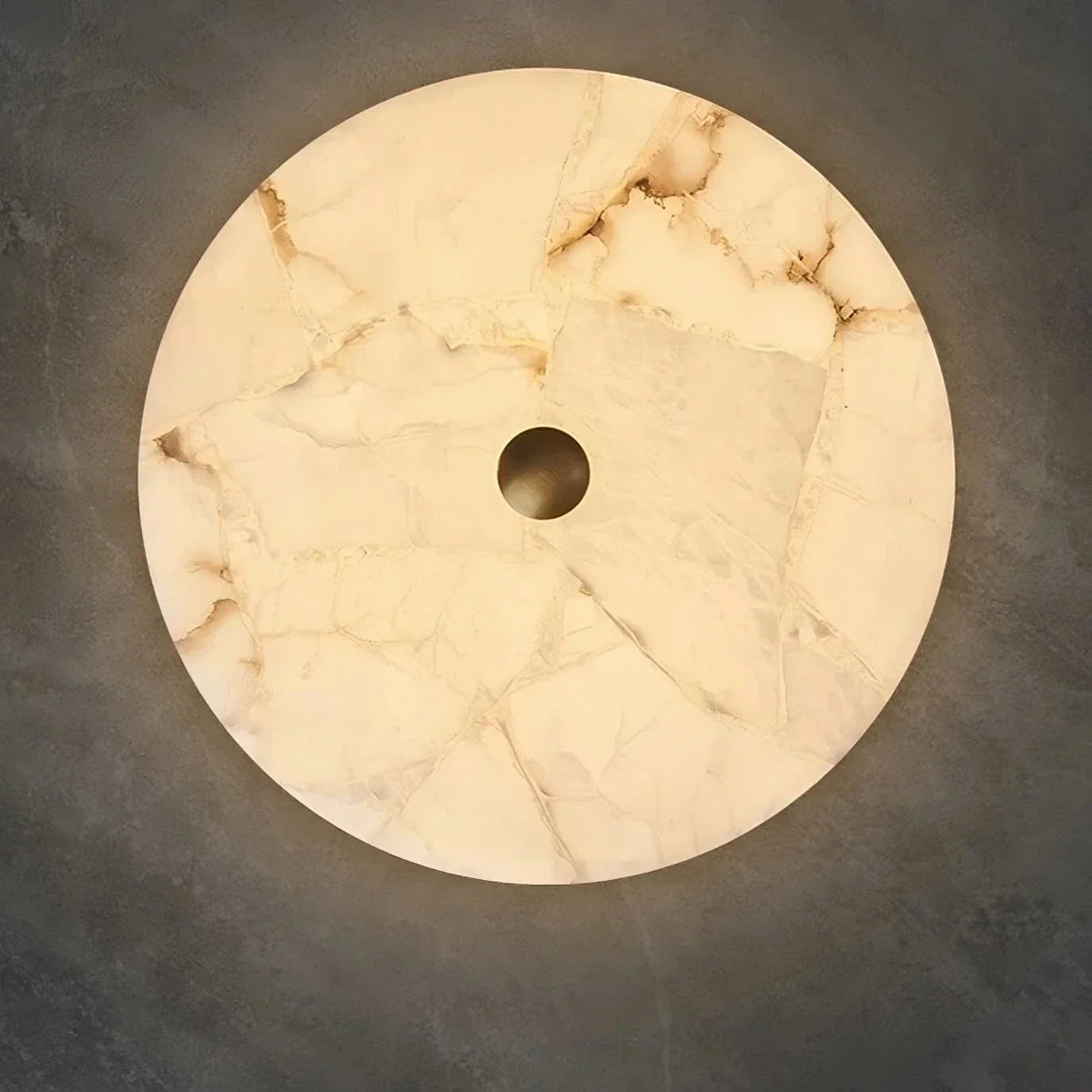 Moonshade Natural Marble Ceiling Light