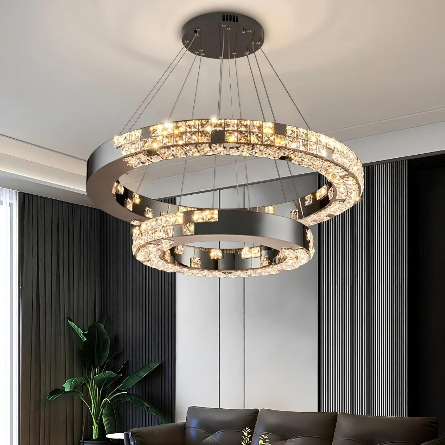 Bacci Ring Modern Chandelier