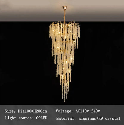 Albero Crystal Foyer Chandelier