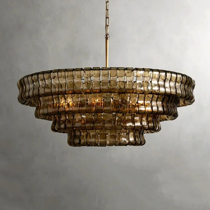 Riviera Vintage French Crystal Chandelier