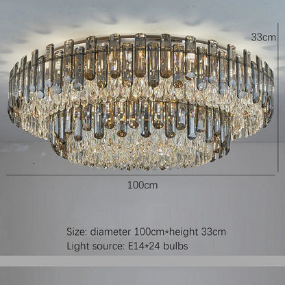 Venice 2-Tier Crystal Chandelier