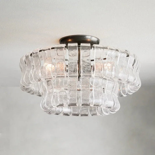 Riviera Flush Mount Chandelier
