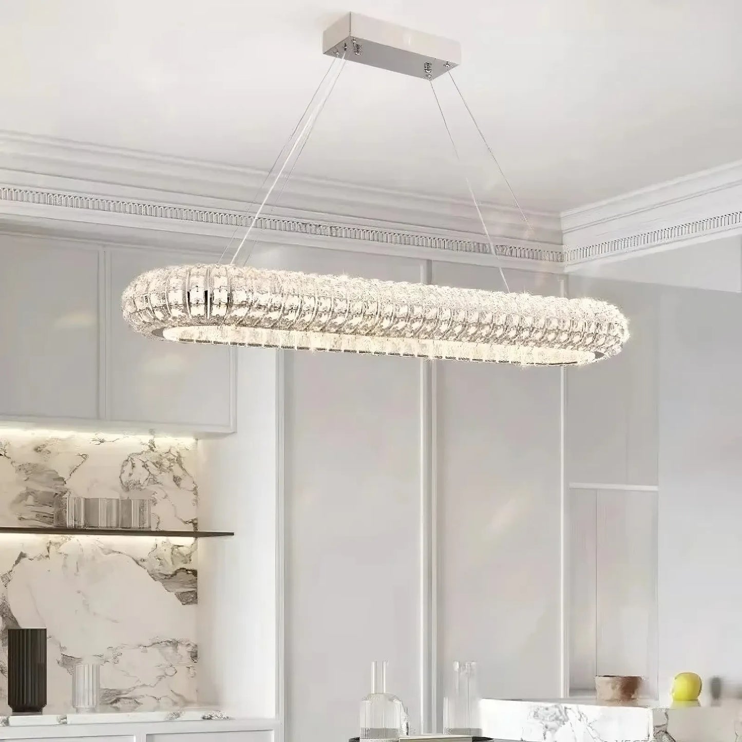 Bacci Crystal Modern Chandelier