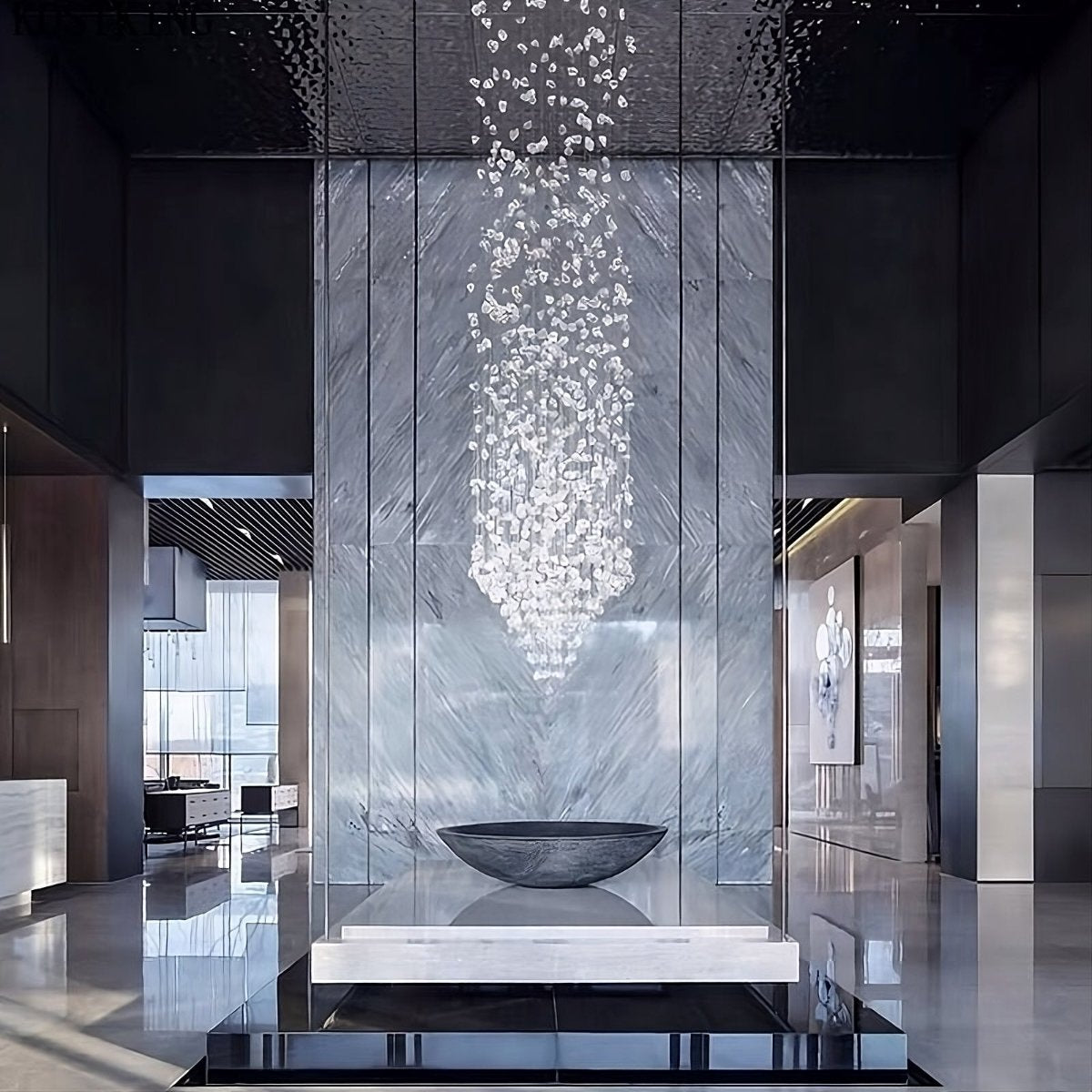 Giore Stone Pendant Chandelier