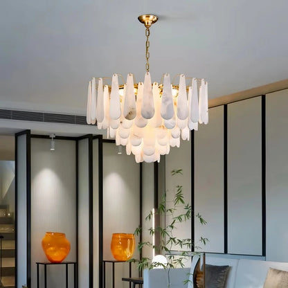 Moonshade Marble Chandelier