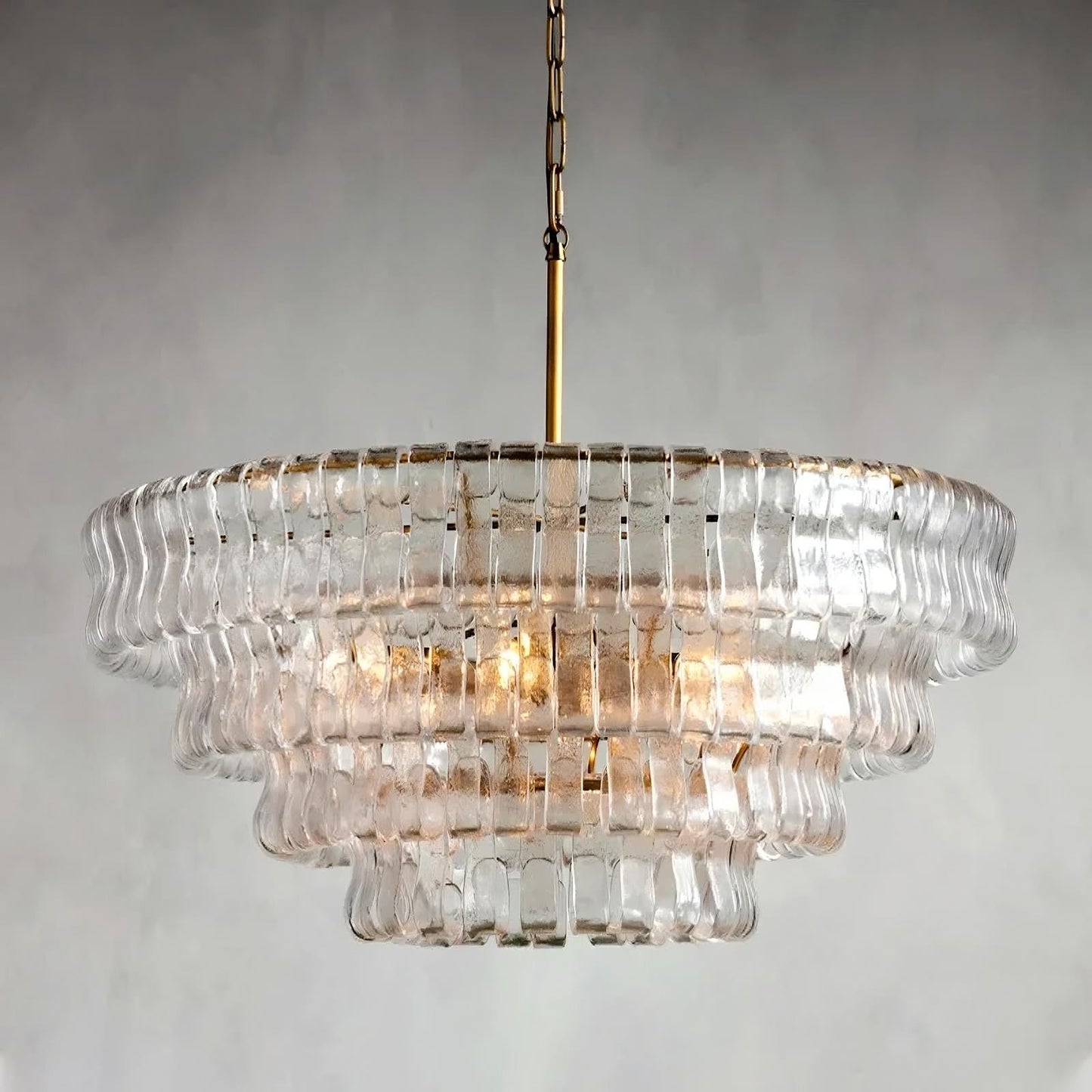 Riviera Vintage French Crystal Chandelier