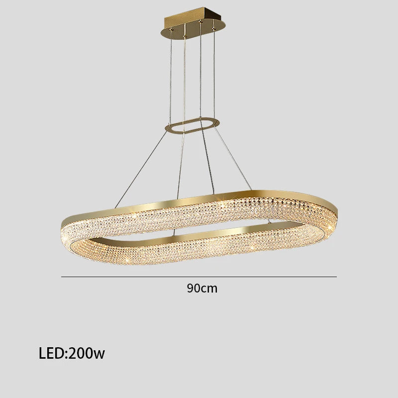 Bergamo Crystal Dining Room Chandelier
