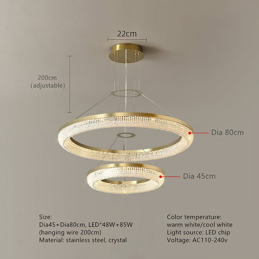 Bergamo Crystal Chandelier