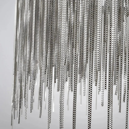 Cadena Steel Tassel Modern Chandelier