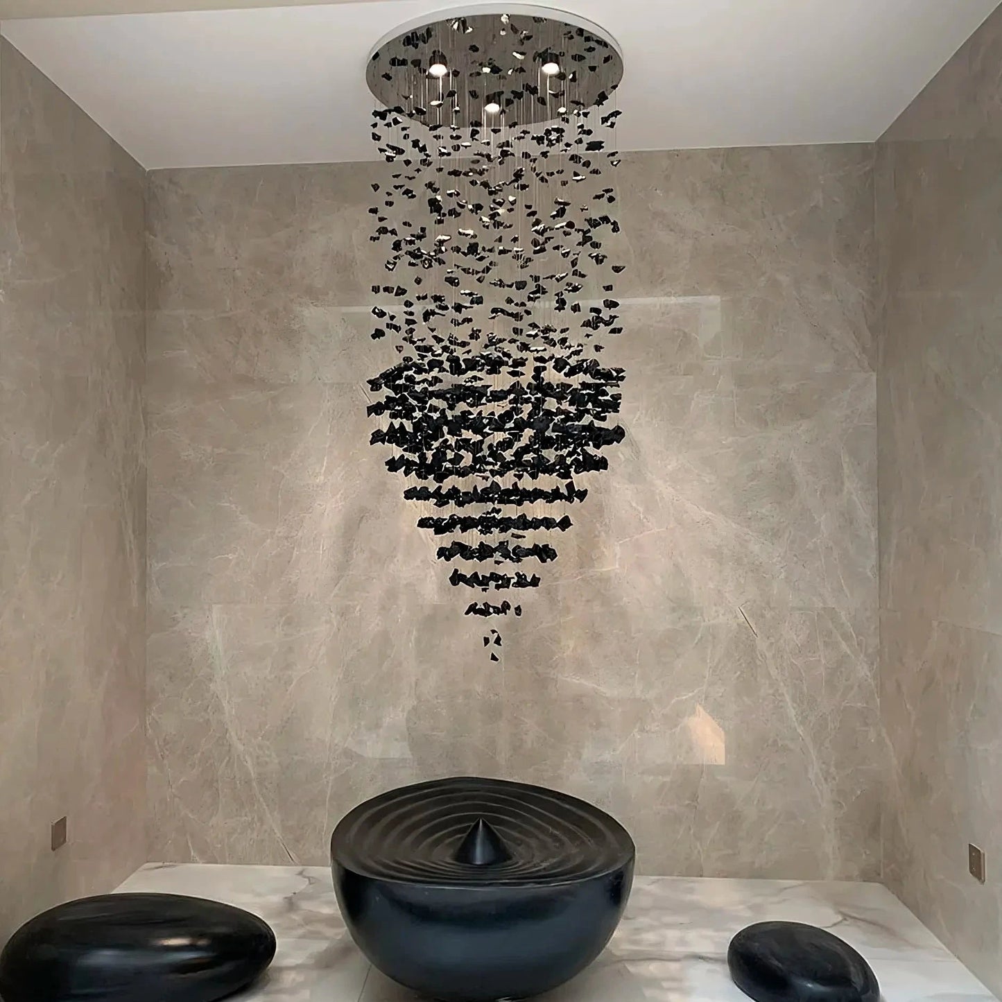 Giore Stone Pendant Chandelier